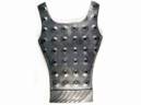 Bulletproof Tank Top • stainless steel, wax • 22” X 14” X 1”